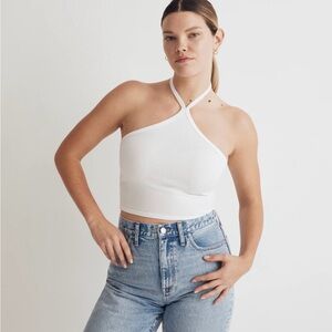 Madewell Supima Rib Halter Tank Top